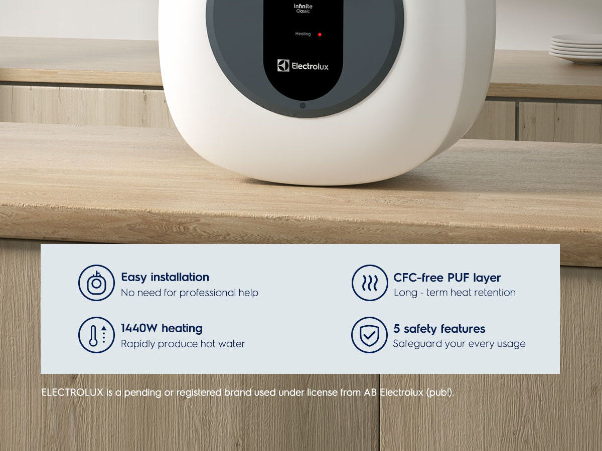 Electrolux Infinite Classic 4gal Electric Storage Water Heater overview mobile detail 3