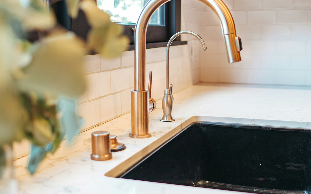 Point-of-use water treatment: make the kitchen workflow the starting point