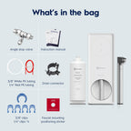 Electrolux Reverse Osmosis System & Instant Hot Water Dispenser, WiFi 800GPD Tankless Reverse Osmosis Water Filter, Under Sink RO Water Filtration System, 3:1 Pure to Drain, App Monitor