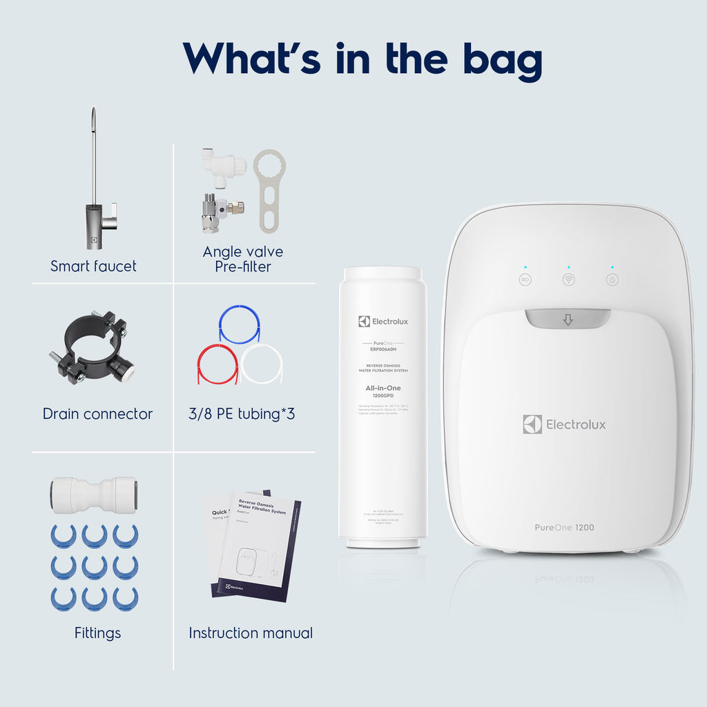 1200 GPD Smart Tankless Reverse Osmosis System with App Control