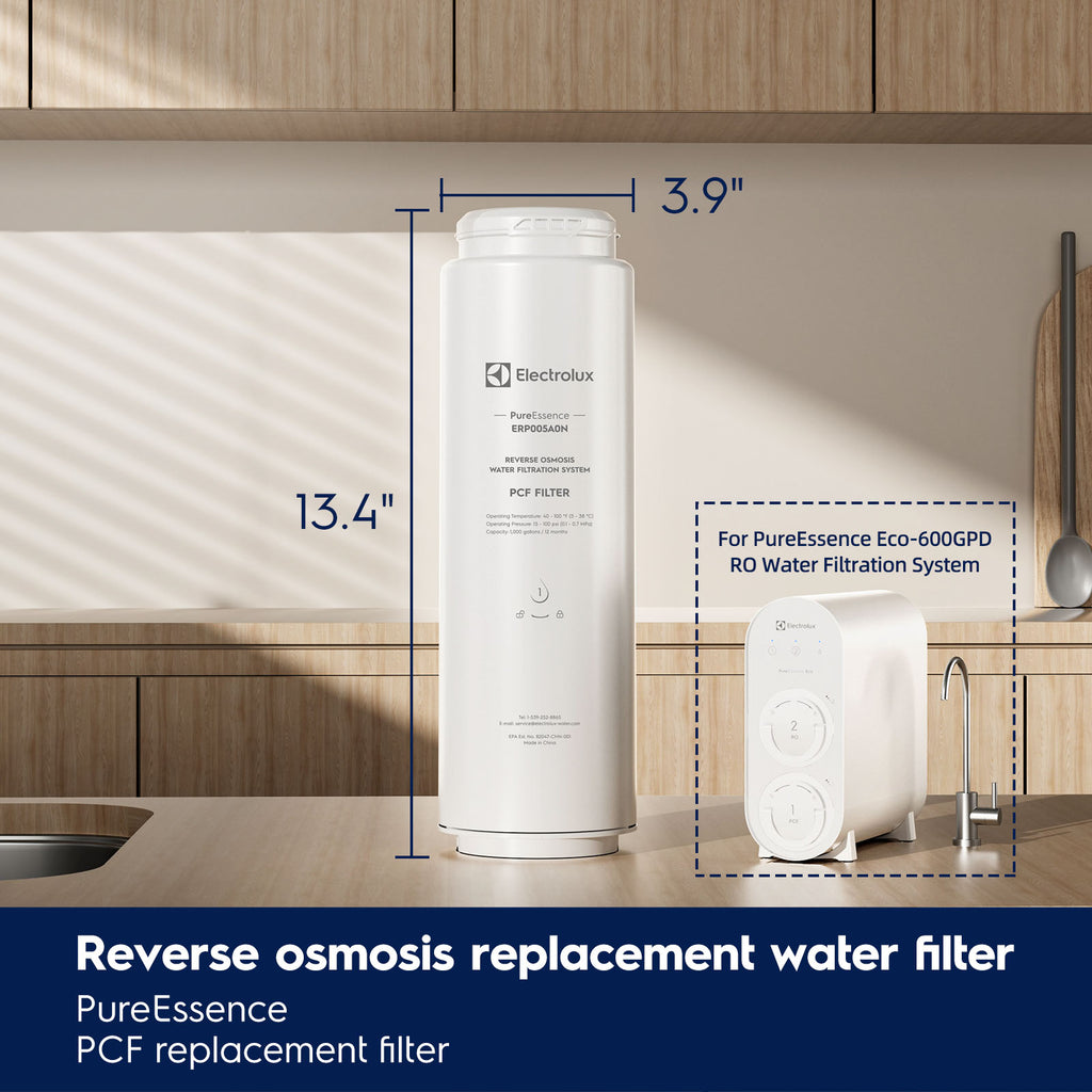 Electrolux Eco 600GPD RO Filter Replacement, 2-Year Long Lifespan, High-Efficiency TDS & Heavy Metal Reduction, Compatible with Eco 600GPD System