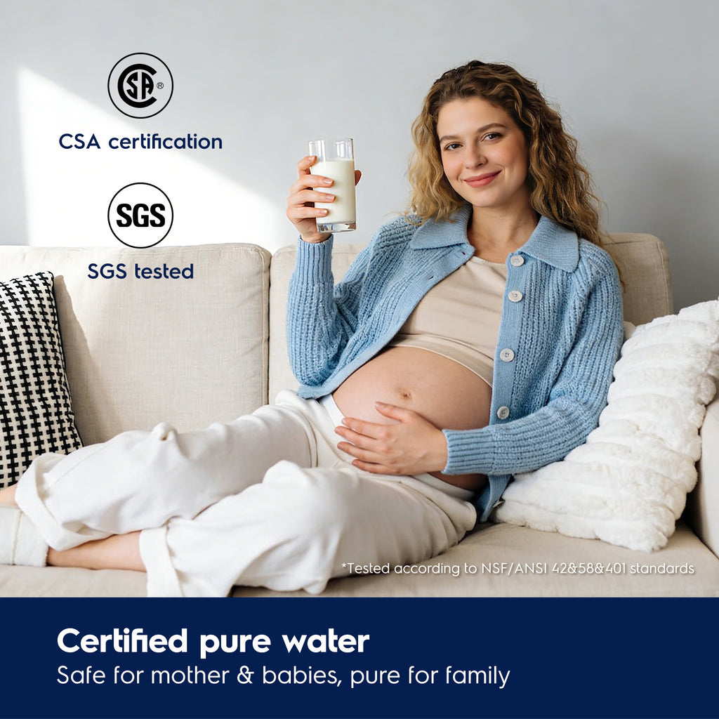 Electrolux Reverse Osmosis System & Instant Hot Water Dispenser, WiFi 800GPD Tankless Reverse Osmosis Water Filter, Under Sink RO Water Filtration System, 3:1 Pure to Drain, App Monitor