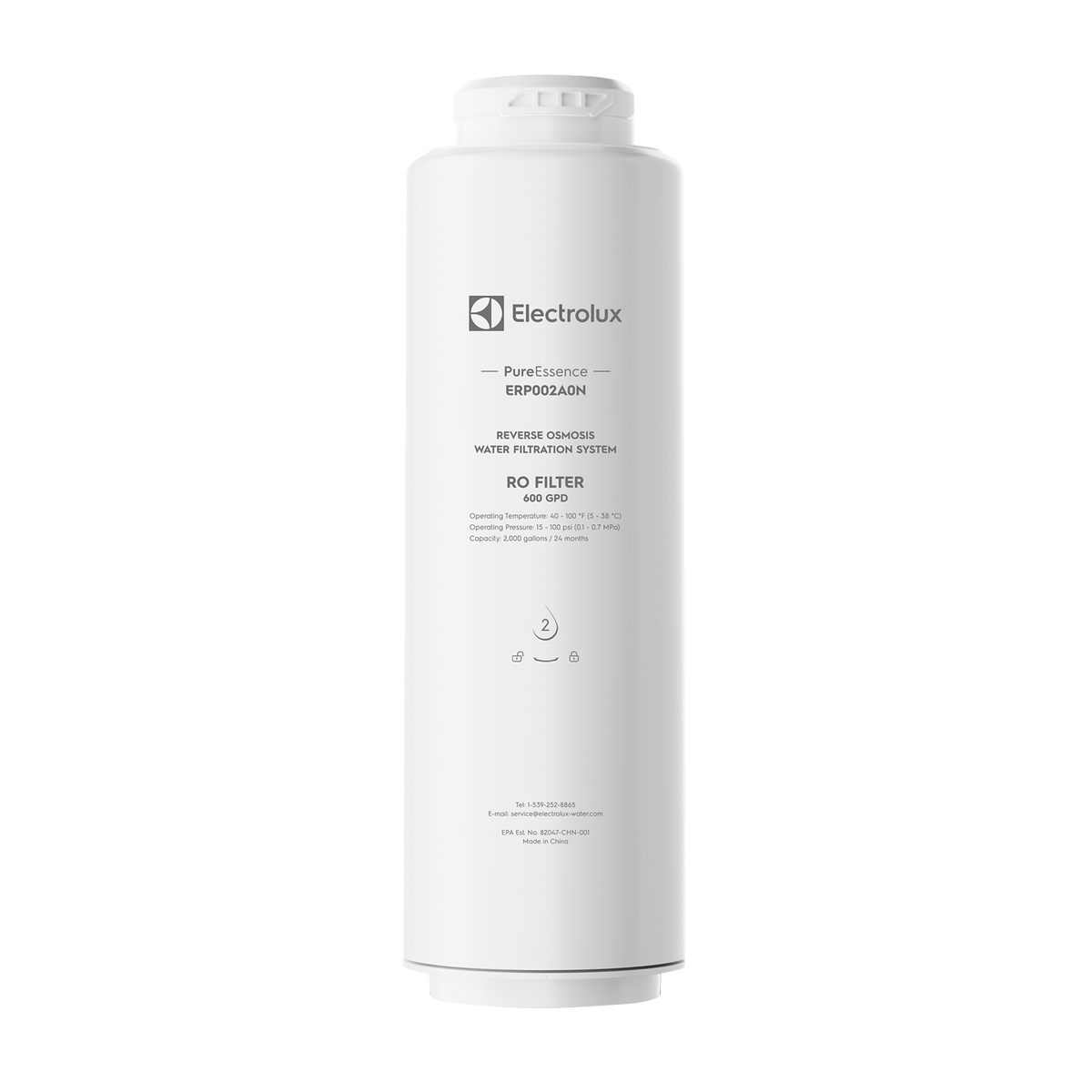 Electrolux Eco 600GPD RO Filter Replacement, 2-Year Long Lifespan, High-Efficiency TDS & Heavy Metal Reduction, Compatible with Eco 600GPD System