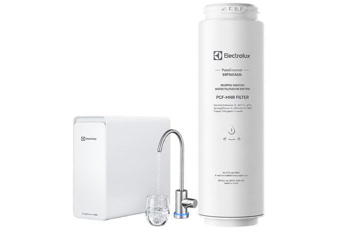 Electrolux PureEssence PCF-MNR Mineralization Filter, Under-Sink Tankless RO Post-Carbon, Quick-Change, Light Alkaline Finish, 1,000 Gallons/12 Months, Fits PureEssence 600/800/1000GPD