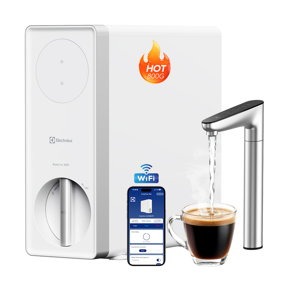 800 GPD PureOne Hot Smart Undersink RO System, Instant Hot