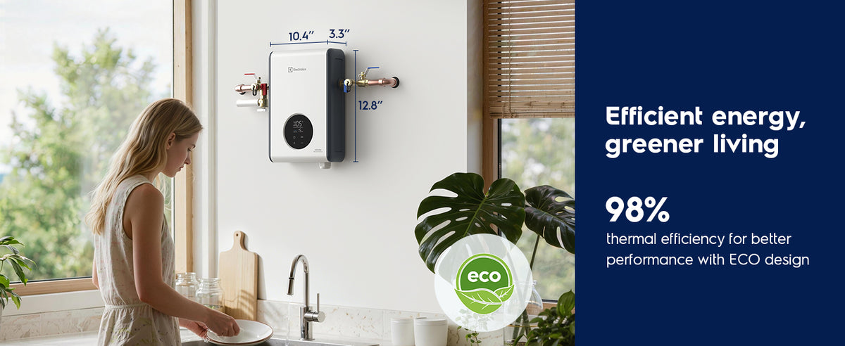 Electrolux Infinite PerformanceClassic 11kW Electric Tankless Water Heater Performance detail 2