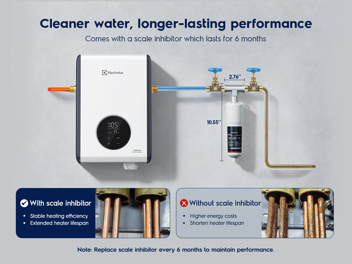 Electrolux Infinite PerformanceClassic 11kW Electric Tankless Water Heater specifications mobile detail 3
