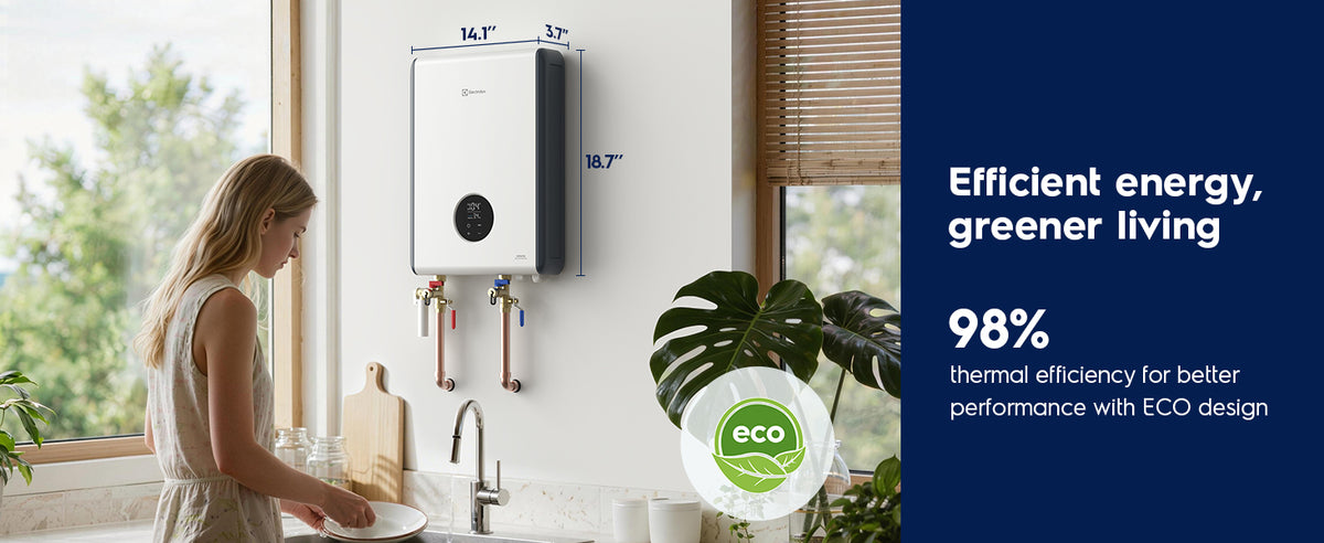 Electrolux Infinite PerformanceClassic 18kW Electric Tankless Water Heater Performance detail 2