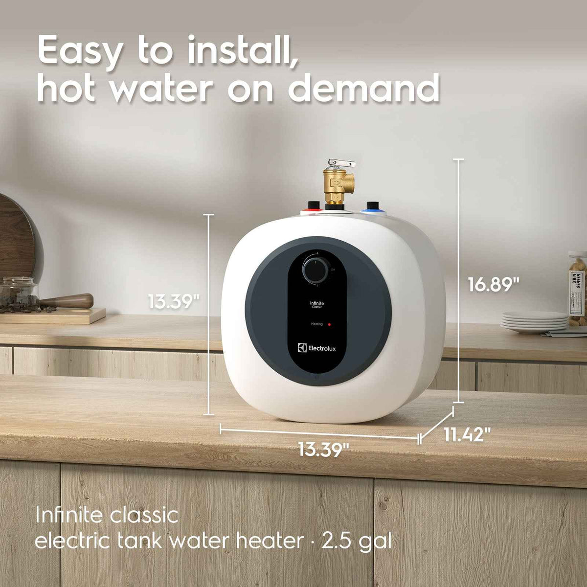 Electrolux Infinite Classic 2.5gal Electric Storage Water Heater