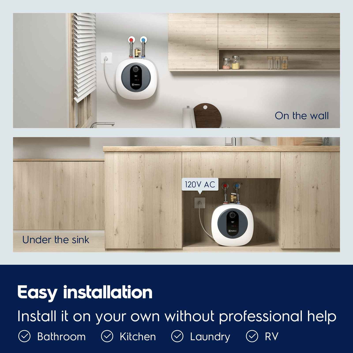 Electrolux Infinite Classic 2.5gal Electric Storage Water Heater