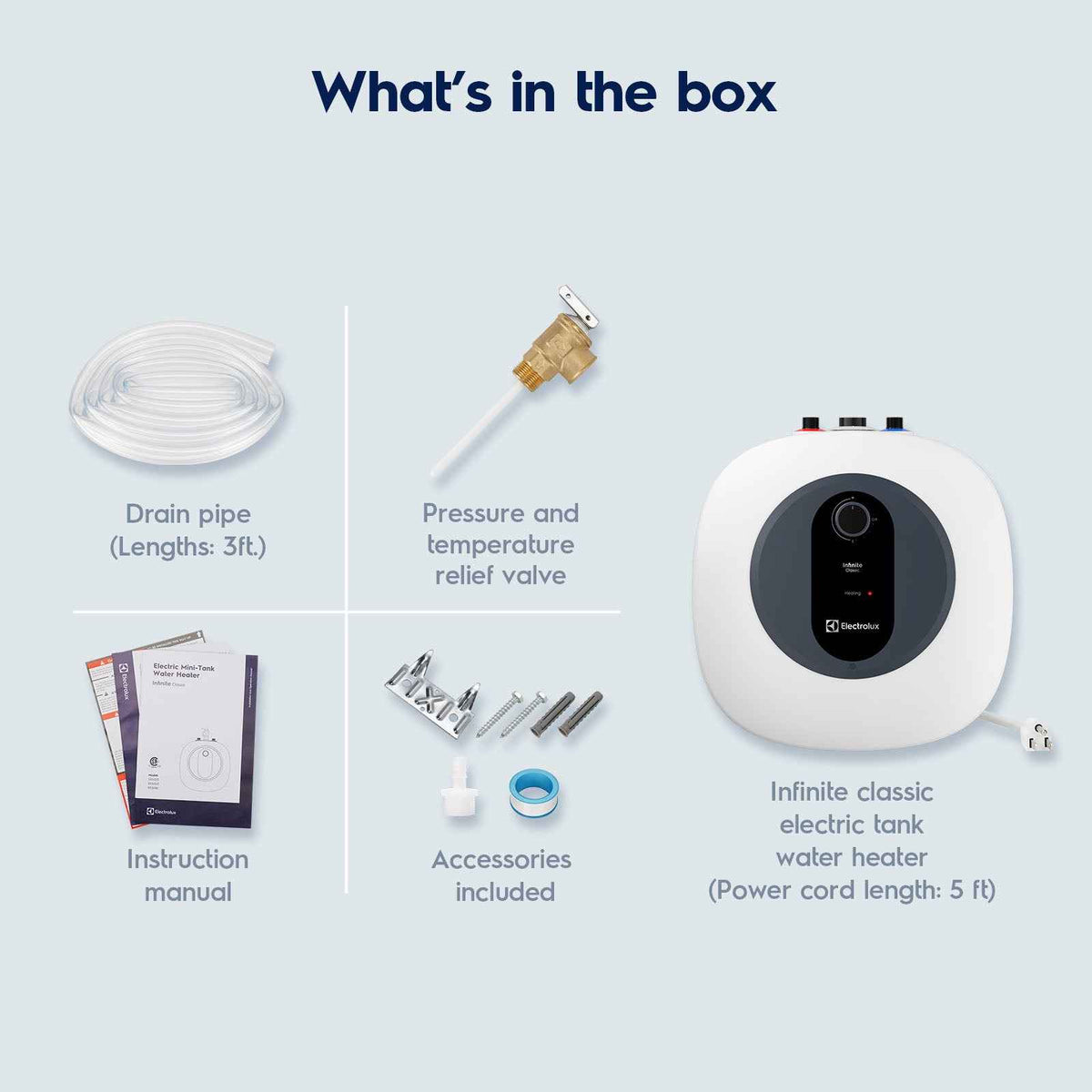 Electrolux Infinite Classic 4gal Electric Storage Water Heater